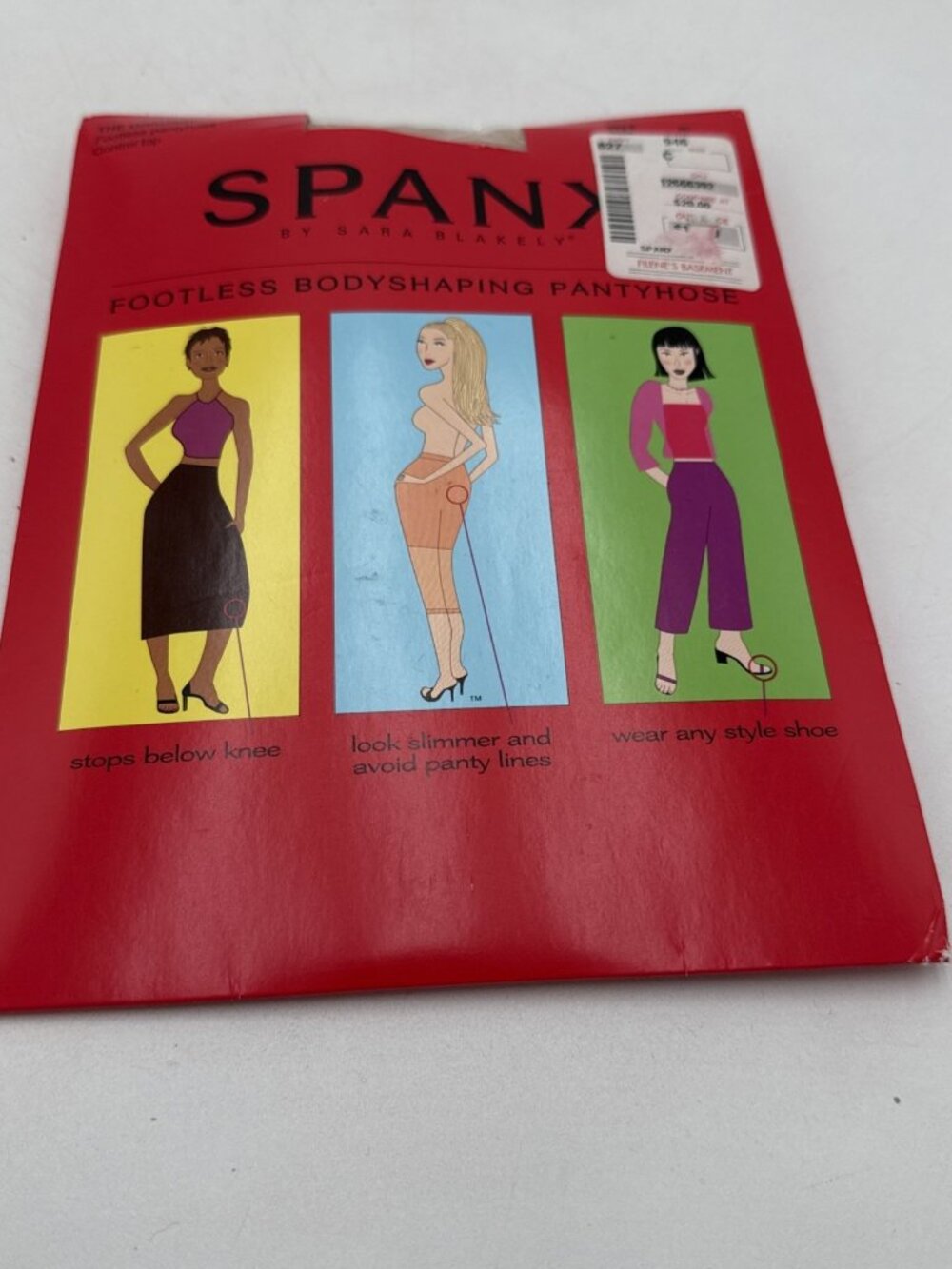 New Super Spanx by Sara Blakely Footless Body Shaping Pantyhose Size C Nude